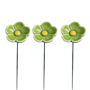 ZSDN MALL 3pcs Gốm sứ Máy cấp nước Bee Butterfly Đầy màu sắc Trang trí sân vườn Hoa nhân tạo Bó hoa nghệ thuật Quà tặng Cốc uống nước cho côn trùng Trang trí nhà cửa