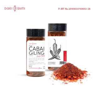 Dari Bumi Premium Ground Chili Flakes 50gr - Spicy Condiment for Cooking