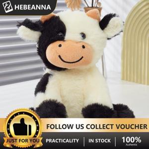 hebeanna 1 Piece 22CM Lovely Plush Stuffed Animals Cattle Soft Doll Kids Toys Huggable Plush Cow Toy Birthday Gift For Children
