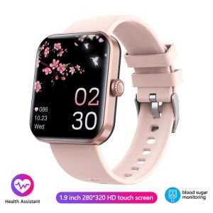 2025 NEW Blood Glucose Smartwatch Electrocardiogram Temperature Blood Oxygen Sleep Monitoring ECG+PPG Sports Smart Watch 智能手表