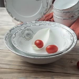 Tô choãng Kích Thước 20.5 cm sứ  Long Phương decor hoa dây cao cấp