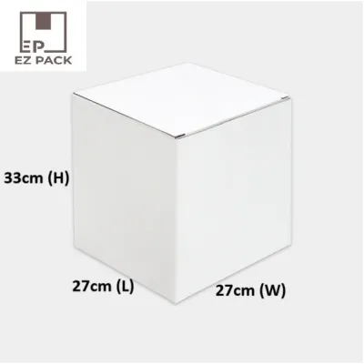 Ezpack White Cardboard Box Carton Box Packing Box Paper Boxes Kotak Ezpack