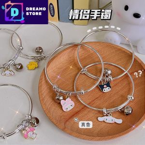Dreamo Kawaii Puppy Bracelet Cartoon Decoretion Adjustable Bracelet Student Birthday Gift / 可爱小狗手镯铃铛手环