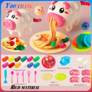 Childrens toys DIY Plasticine noodle maker dough toy set for girls/boys
