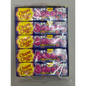 20pcs Chupa Chups Big Babol Bubble Gum Permen Karet Assorted Halal