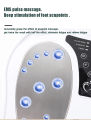 Hengfa Lina EMS Foot Massager Calf Tendon Muscle Stretching Hot Compress Acupoints Deep Massage with 15 modes & 15 strength therapy. 