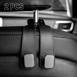 Premium Car Headrest Hook Hidden Seat Back Hanger Bag Organizer Accessories