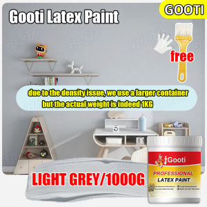 ✨1000G With Brush✨Latex Paint Household Environmentally Friendly Interior Exterior Wall Paint Self Brushing Wall Paint Color Coating Wall Paint Repair Odorless