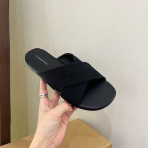 [Free Shipping] Cross-Strap Linen Sandals For Women Summer Outdoor Wear 2026 New Style Versatile Retro Casual Vacation Flat-Soled Sandals For Women