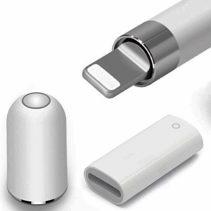 Pencil Cap Charging Adapter Replacement Compatible with Apple