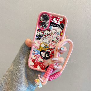 Casing OPPO A60 A79 A18 A38 A58 A78 A17 A17k 4G 5G Phone Case New Design Cute Cartoon One Piece Luffy Hellokitty Spider Man Doraemon Silicone Soft Cover with Lanyard