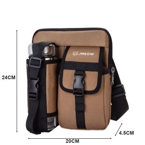 Large Capacity Shoulder Bag Men Backpack Oxford Cloth Messenger Bag Multi-Compartment Mens Bag Briefcase Travel Bag Computer Bag