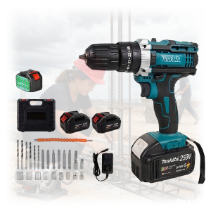 Original Makita Drill Cordless – Heavy Duty Electric Drill with Fast Charging & Long-Lasting Battery