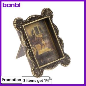 banbi 1 cái 1:12 Dollhouse thu nhỏ retro hình ảnh khung ảnh Nhà Búp bê đồ chơi phụ kiện