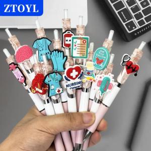 [COD]🔥🔥🔥ZTOYL 6 10Pcs Medical Record Pens Nurse Doctor Writing Gel Pens Nurses Day Gift Student Retractable Ballpoint Pen
