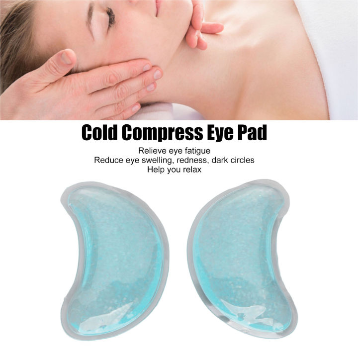 [wilkl] Reusable Ice Gel Eye Pack Cooling Hot Cold Compress Gel Eye Pad ...