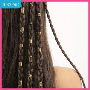 JCSYFAC Dreadlock Tóc Nhẫn Có Thể Điều Chỉnh Còng Clip Tóc Bện Bẩn Bẩn Bead Kẹp Tóc Phụ Kiện Mũ Nón Cho Phụ Nữ Cô Gái