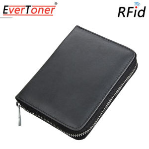 Hộp Đựng Thẻ RFID Đa Thẻ Hai Hàng Thẻ Antimagnetic Gói Túi Đựng Thẻ Đa Năng Cho Nam Nữ Túi Hộ Chiếu Ví Da Ví Ví Túi Xách