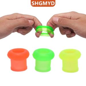 [COD] SHGMYD SPORTS Hangyun PR 10ชิ้นคันเบ็ดยางคลิปรูปตัวโอป้องกันการลื่นไถลแหวนตกปลาอุปกรณ์เครื่องมือ