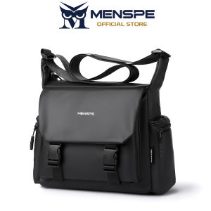 MENSPE Men Shoulder Bags  Fashion Cross Body Bag Multiple Pocket Design Large Capacity Waterproof Lightweight Casual Sport Street Bag for Travel Outdoor