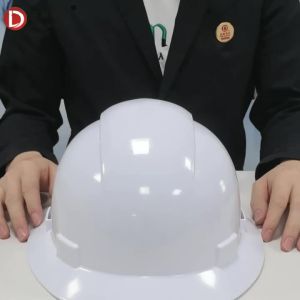 Full Brim Hard Hat For Engineer Construction ANSI z89.1 Vents HDPE Safety Helmet with 6 Point Adjustable Industrial Cap For Men