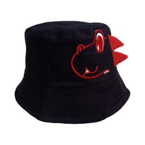 Topi Bucket BORDIR NAMA Anak Motif Dinosaurus Dino