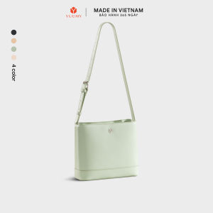 Túi Yuumy (Thời trang nữ form cứng dáng vuông size 22 - Túi đeo vai da Seasand YN299)
