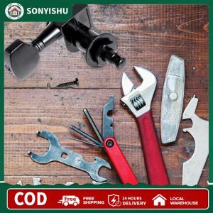 【New Arrival】 High-Quality Black Locking Tuners - 6Pcs for 6R Inline Guitars Essential for Accurate Tuning