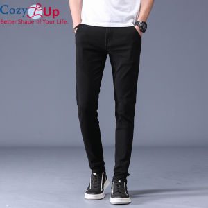 Cozy Up Men Long Pants Slim Fit Cotton Comfortable Straight Casual Trousers for Men