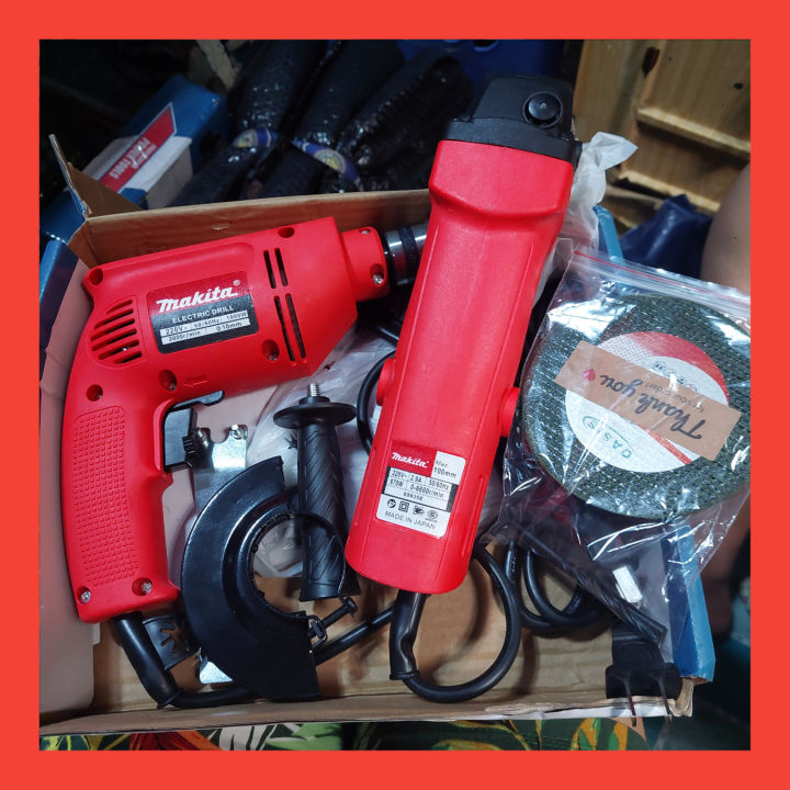 MAKITA 2IN1 ELECTRIC DRILL & ANGLE GRINDER Lazada PH