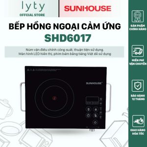 [Hàng Chính Hãng] Bếp Hồng Ngoại Cảm Ứng Sunhouse SHD6017 - Bảo Hành Chính Hãng 12 Tháng