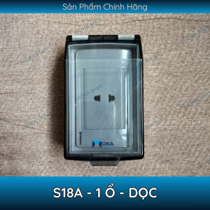 Ổ cắm chống nước Sino Vanlock S18A chính hãng - Ổ cắm điện kèm nắp che mưa chống nước ngoài trời