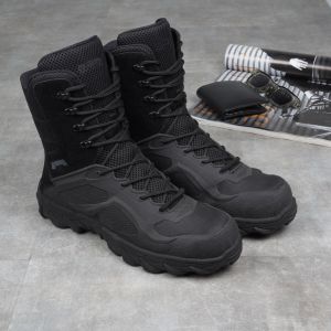 Sepatu Safety Pria Boots Safety Ujung Besi Sepatu Magnum Tinggi Safety Boots Pria Outdoor- Kerja Proyek Terlaris BISA COD