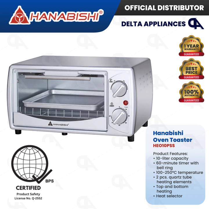 Hanabishi HEO 10PSS Oven Toaster Lazada PH