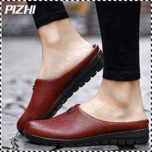 รองเท้าหนังผู้หญิง ปากแหลม รองเท้าสตรีส้นแบน บุคลิกภาพ บวกกํามะหยี่ สไตล์กลาง ทนต่อการสึกหรอ ทันสมัย
