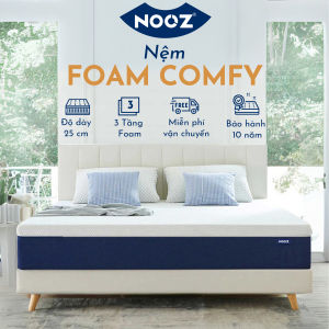 Nệm NOOZ Comfy Đệm Foam Cao Su Non Thiết Kế 3 Tầng Nâng Đỡ Tối Ưu NOOZ Home Goods Mattress
