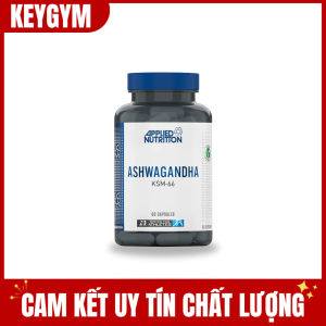 Giảm Stress Tăng Tập Trung - Applied Nutrition Ashwagandha KSM-66 - 60 Viên - được nghiên cứu lâm sàng - dạng Ashwagandha mạnh nhất - hỗ trợ cân bằng cảm xúc thư giãn và sức khỏe tổng thể.