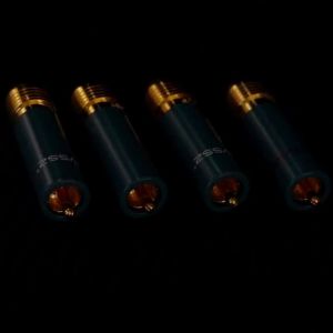 AVSSZ Gold Plated RCA Connector RCA Lotus Male Plug Self-locking Solder-free Mixer Audio Video Wire Connector Support 11mm Cable