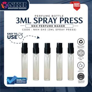 [1PCS] BOTOL KOSONG MINYAK WANGI 3ML LVV PRESS SPRAY ( NKH-SH3 )