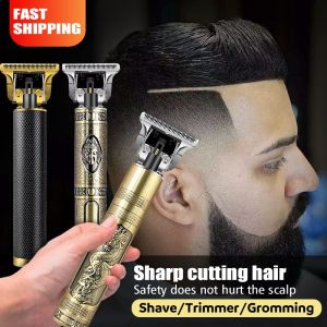 PROMO Alat Cukur Rambut Elektrik Dragon Hair Clipper Jenggot Kumis USB Charge