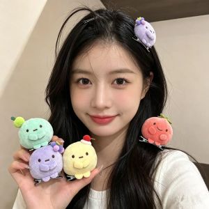 Sumikko Gurashi 4 Color Dumpling Hair Clip Cute Plush Cartoon Duckbill Clip Hair Accessory for Girls Gift