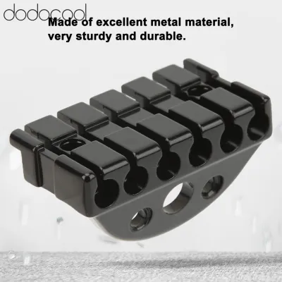 Dodocool Headless Guitar Bridge Easy Adjustment Durable Guitar Bridge 6 String for Playing