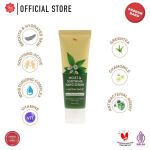 Viva White Hand Serum + Antibacterial with Moisturizing Complex pH Balanced & Vitamins (VIT E & PRO VIT B5) Moist & Shooting