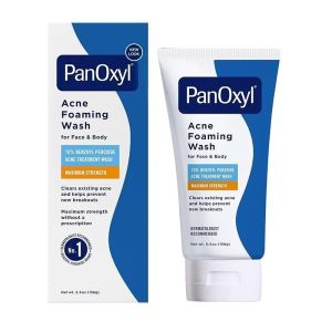 [SG In Stock]PanOxyl Acne Foaming Wash 10% Benzoyl Peroxide Maximum Strength Face & Body Cleanser 156g