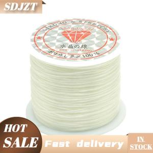 SDJZT 50m mạnh mẽ căng đàn hồi dây dây dây vòng đeo tay vòng cổ chuỗi hạt 0.5mm