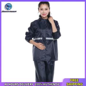 Winnereco การป้องกันพายุฝนพายุฝนเต็มความหนาของรถมอเตอร์ไซค์รถมอเตอร์ไซค์ชุดเสื้อกันฝนสำหรับผู้ใหญ่