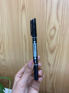 Combo 5 Bút Dạ Kính 2 Đầu M-03 Snowhite - 1 Đầu Ngòi Tròn1 Đầu Ngòi Siêu Mảnh Nhanh Khô Không Bị Phai Màu