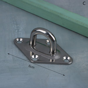 [Annabels] 1ชิ้น M5 M6 M8 M10สแตนเลสสตีลติดผนังผนัง304แผ่นรองตาสมอเรือสำหรับโยคะเปลไกว