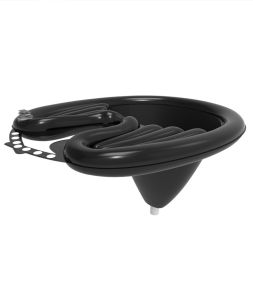 Portable Home Assistive Nursing Patient Bedridden Handicapped Adult Hair Washing Basin PVC Drain Tube Inflatable Shampoo Basin