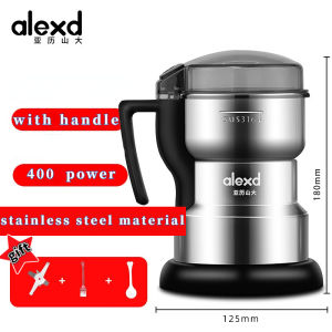 XIAOMl Alex Home Use Stainless Steel Grinder food blender Maker Grinding Milling spice grinder Machine Strong Electric Spice Meat Grinder Food Processor  Choper Mixer small suprfine grinder Pengisar Daging Sayur pengisar kerin食材粉碎机打粉机家用小型细腻 研磨機